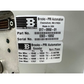Brooks Automation 017-0950-01 ATR8 Robot
